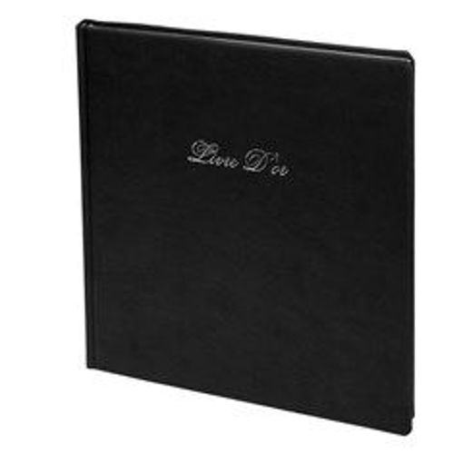 Picture of Gold Book 29x29cm Black Bassile
