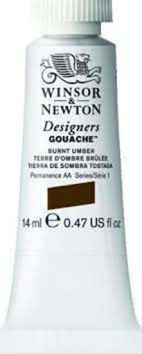 Picture of Gouache 14ml Burnt Umber Winsor&Newton