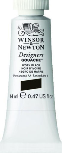 Picture of Gouache 14ml Ivory Black Winsor&Newton