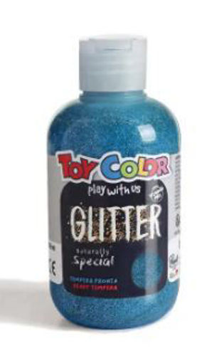 Picture of Gouache 250ml Glitter Blue Toycolor