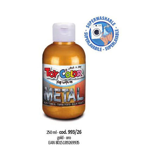 Picture of Gouache 250ml Metallic Gold Washable Toycolor
