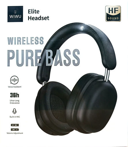Picture of Headphone 36 H Black 5volt Bluetooth Wiwu
