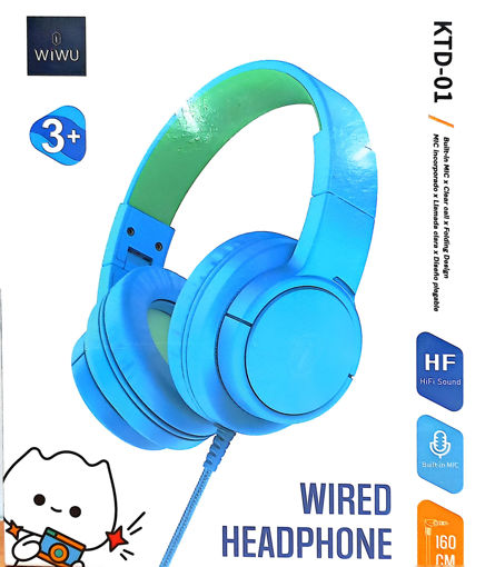 Picture of Headphone 36 H Blue 5volt For Kids Wiwu