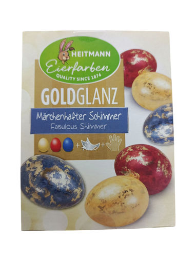 Picture of Egg Colors 3colors Heitmann  GoldGlanz
