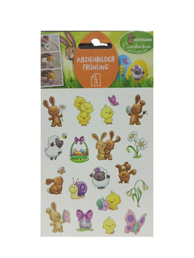 Picture of Egg Stickers Heitmann   , Abziehbilder Fruhling