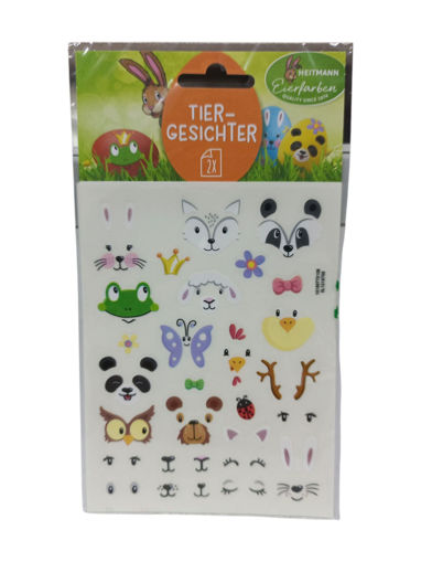 Picture of Heitmann Egg Stickers , Tiergesichter