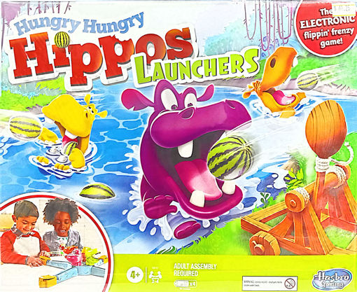 Picture of Foreign Games Age 4+ Hasbro,Hungry Hippos Launcher