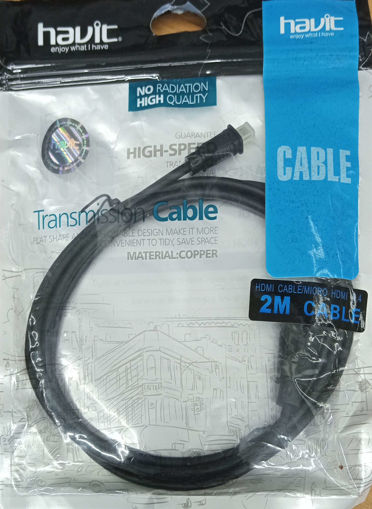 Picture of HV Cable, HDMI to Micro HDMI Port, 2.meters, 1.4 P