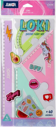 Picture of Junior Geometry Set 30cm Pastel