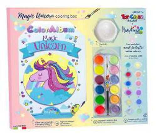 Picture of English Coloring Book With Paints Toycolor,Unicorn