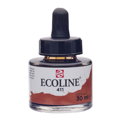 Picture of Liquid Watercolor 30ml Burnt Sienna Ecoline Talens