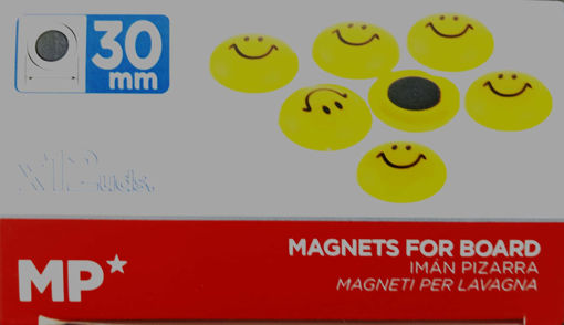 Picture of Magnet for Board (Set of 12) Yellow 30mm MP