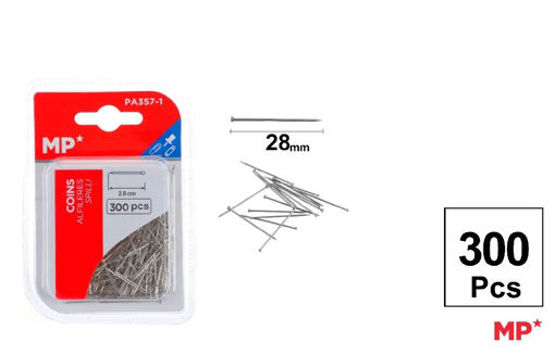 Picture of Map Pins 300pcs Metallic 28mm MP