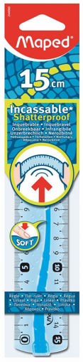 Picture of Maped Plastic Ruler 15cm Unbreakable