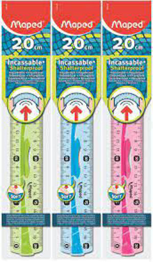 Picture of Maped Plastic Ruler 20cm Unbreakable