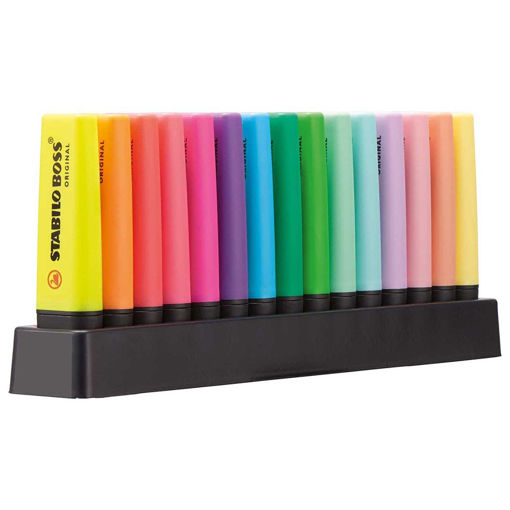 Picture of Highlighter Assorted 15colors Stabilo Boss Origina