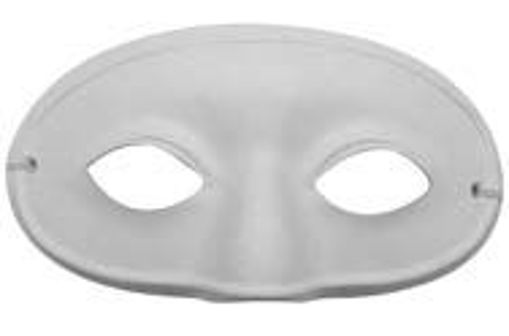 Picture of Mask 19x10cm White Eyeshade