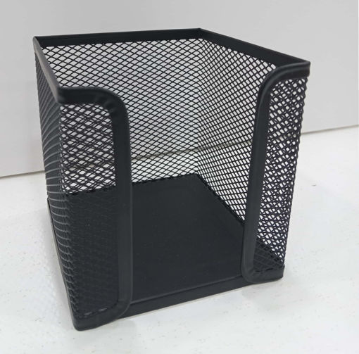 Picture of Memo Cube 10x10cm Black Metal Tip Top