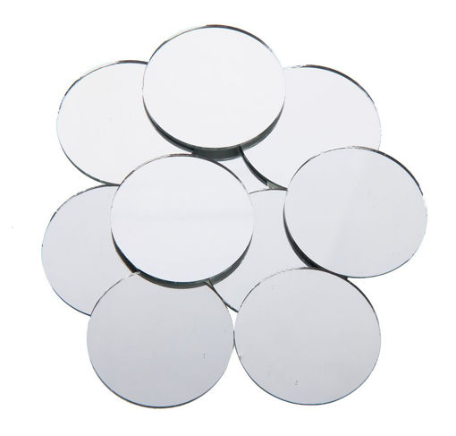 Picture of Mirrors (Set of 10) 25mm Round Craft for all