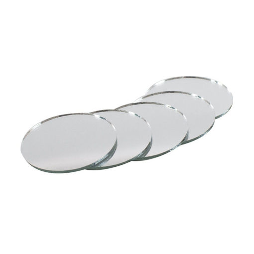 Picture of Mirrors (Set of 10) 35mm Round Craft for all