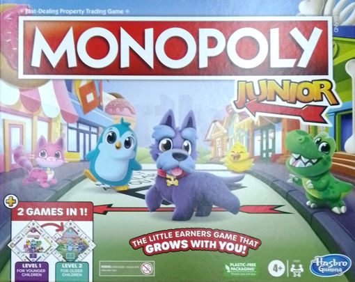 Picture of Foreign Games Age 4+ Hasbro,Monopoly Junior 2 game