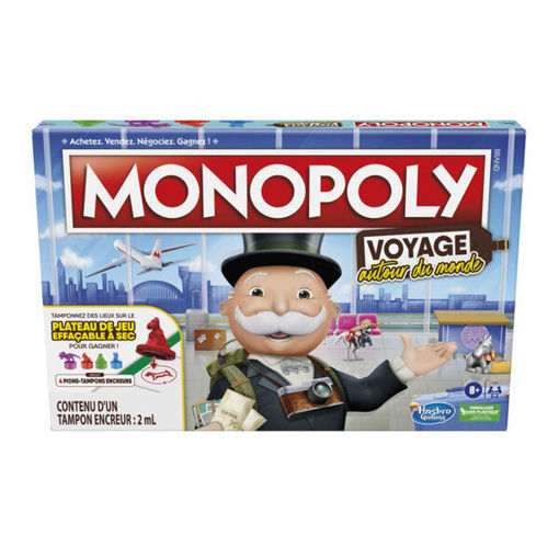 Picture of Foreign Games Age 8+ Hasbro, Monopoly Travel World