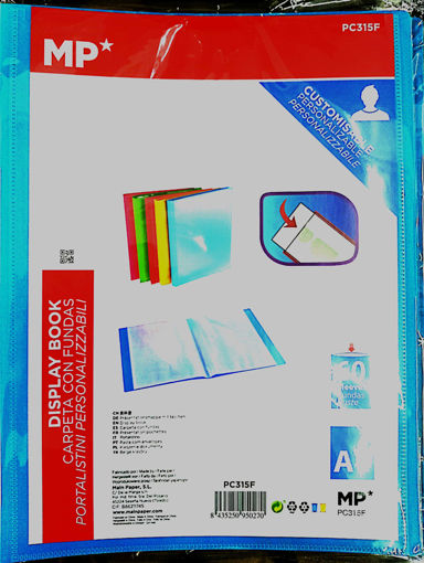 Picture of Clear Book A4 60pockets Neon Color MP