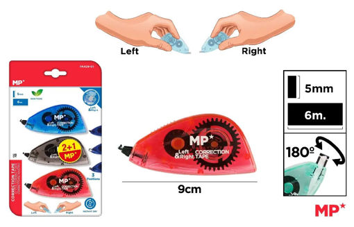 Picture of MP Correction tape (Set of 3) 5mmx6m
