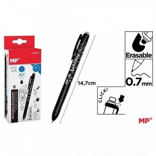 Picture of Erasable Pen Black 0.7mm MP