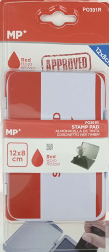 Picture of Stamp Pad 8X12cm Red MP