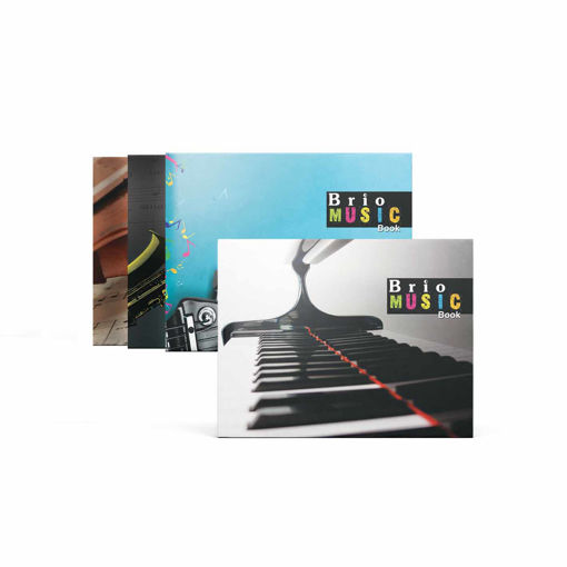 Picture of Music Book 17x24cm 80gr Brio, 16 Sheets