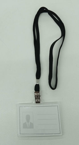 Picture of Name Holder Black With Silk Band