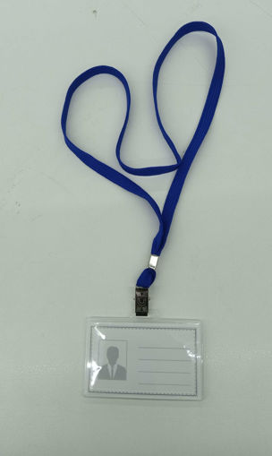 Picture of Name Holder Blue With Silk Band