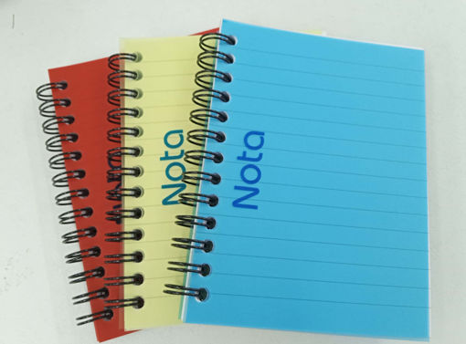 Picture of Notebook 9x12cm  80sh 70gr Lined Bassile