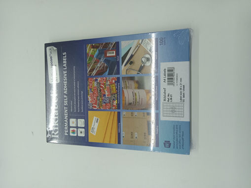 Picture of Office label 38X21mm A4 100 Sheets White Riklabel