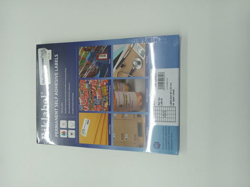 Picture of Office label 48X25mm A4 100 Sheets White Riklabel