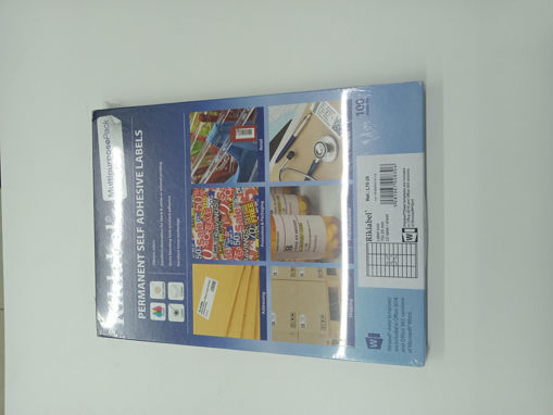Picture of Office label 70X25mm A4 100 Sheets White Riklabel