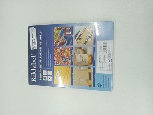 Picture of Office label 70X42mm A4 100 Sheets White Riklabel
