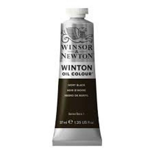 Picture of Oil Paint 37ml Ivory Black Winsor&Newton Winton