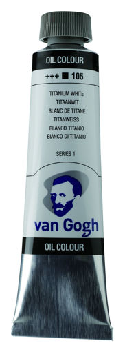 Picture of Oil Paint 40ml Titanium White Vangogh