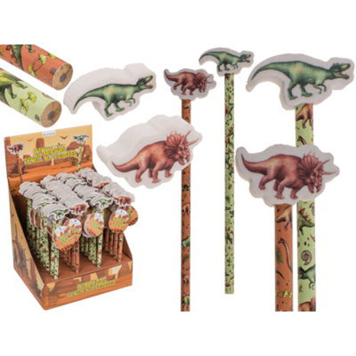 Picture of Pencil fantasy 18cm Assorted with Eraser Out of th