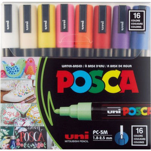 Picture of Paint Marker 16colors 1.8-2.5mm Uni Posca