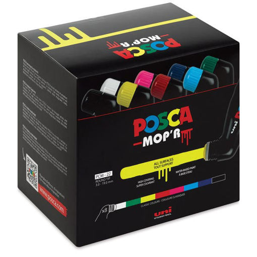 Picture of Paint Marker 8colors 3-19mm Uni Posca