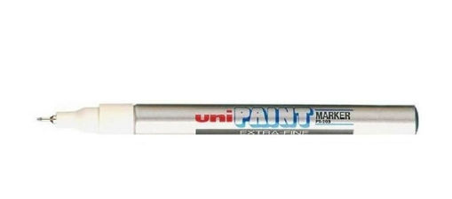 Picture of Paint Marker Extra Fine Silver 0.8mm Oil Base Uni