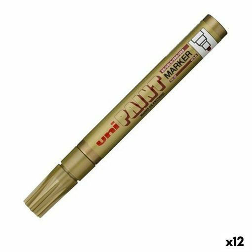 Picture of Paint Marker Gold (2.2-2.8)mm Oil Base Uni Paint