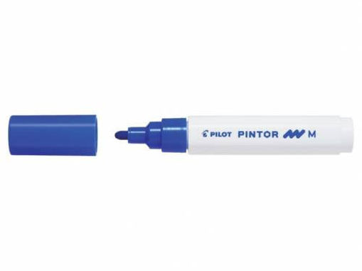 Picture of Paint Marker M Blue 1.4 mm All Surfaces Pilot Pint