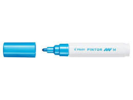 Picture of Paint Marker M Metallic Blue 1.4mm All Surfaces Pi