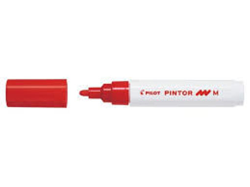 Picture of Paint Marker M Red 1.4 mm All Surfaces Pilot Pinto
