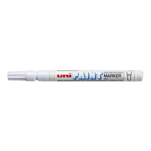 Picture of Paint Marker White (0.8-1.2)mm Oil Base Uni Paint