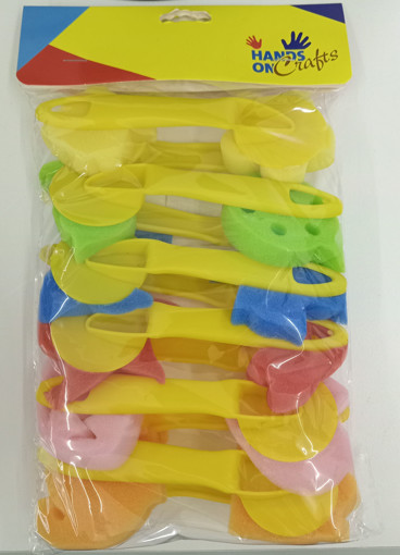 Picture of Paint Sponge (Set of 12) For Kids Hand Craft